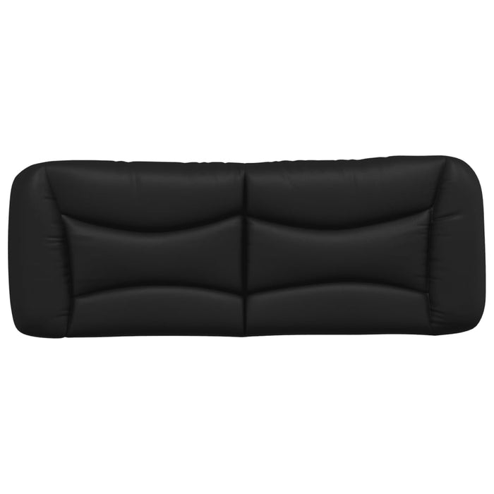 Pernă pentru tăblie pat, Hvar, negru, 120 cm, piele artificială WALTI