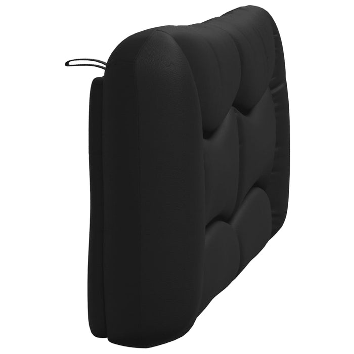 Pernă pentru tăblie pat, Hvar, negru, 120 cm, piele artificială WALTI
