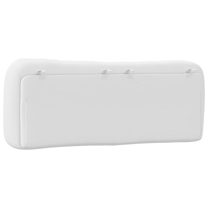 Pernă pentru tăblie pat, Hvar, alb, 120 cm, piele artificială - WALTI WALTI