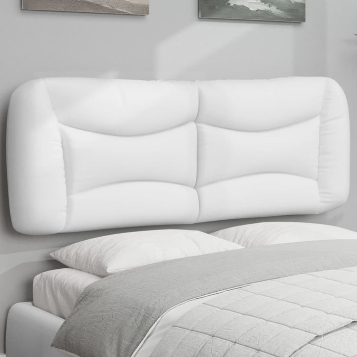 Pernă pentru tăblie pat, Hvar, alb, 120 cm, piele artificială - WALTI WALTI