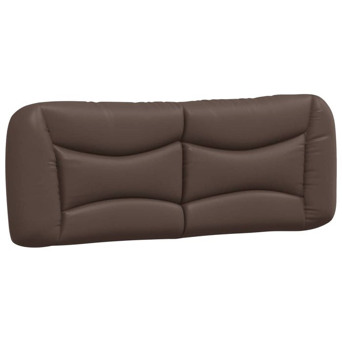 Pernă pentru tăblie pat, Hvar, maro, 120 cm, piele artificială WALTI