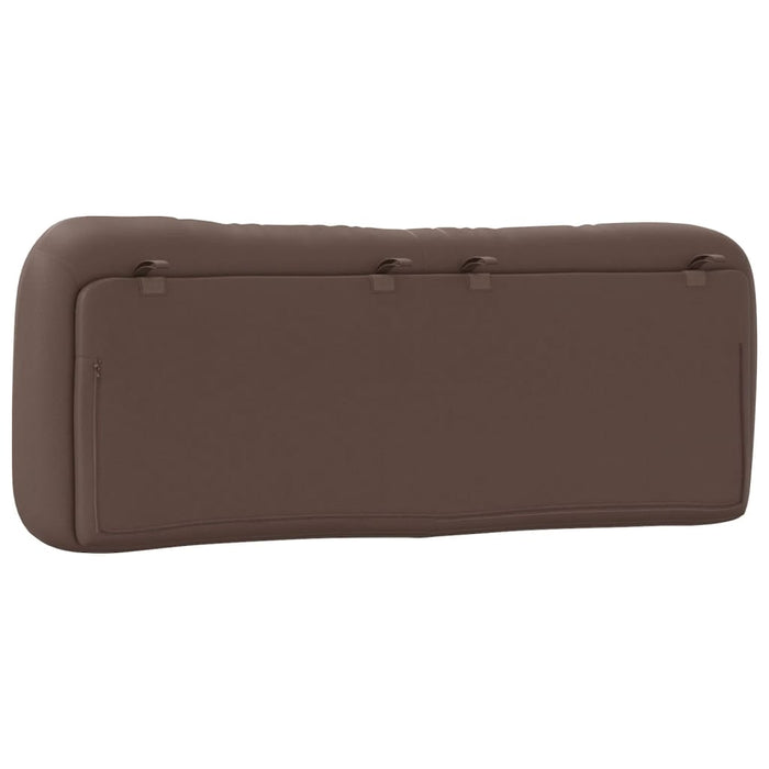 Pernă pentru tăblie pat, Hvar, maro, 120 cm, piele artificială WALTI
