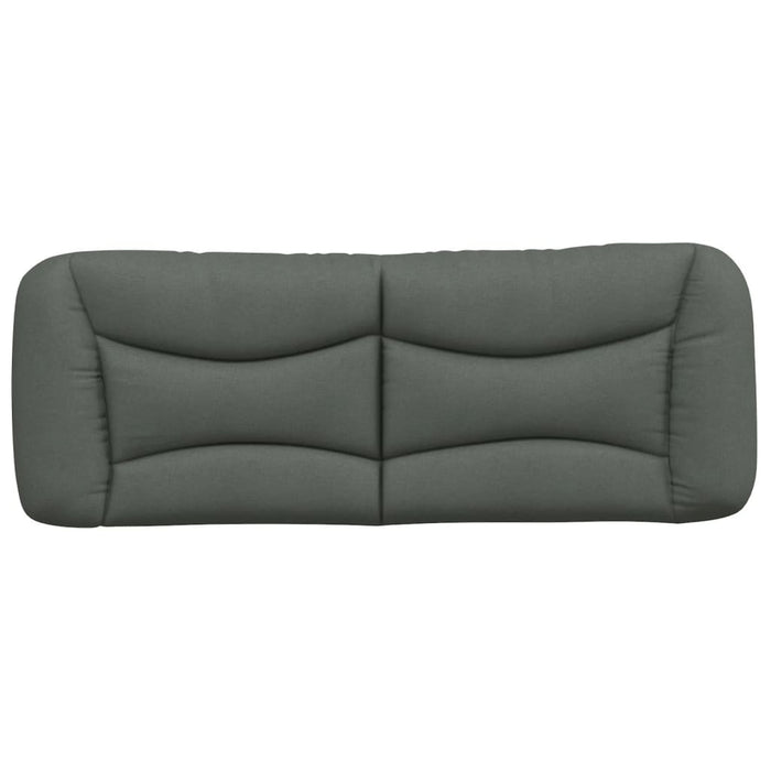 Pernă pentru tăblie de pat, Hvar, gri închis, 137 cm, material textil - WALTI WALTI
