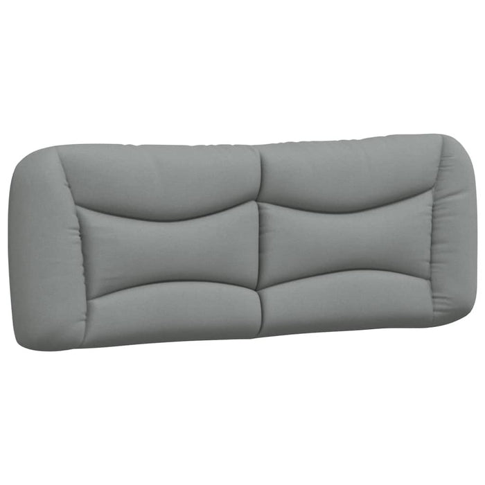 Pernă tăblie de pat, Hvar, gri deschis, 140 cm, material textil WALTI
