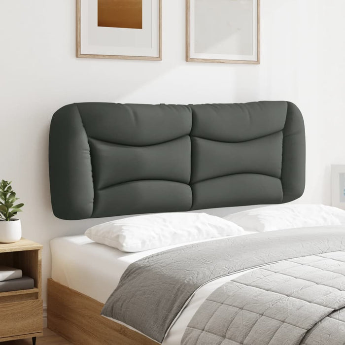 Pernă pentru tăblie de pat, Hvar, gri închis, 140 cm, material textil WALTI