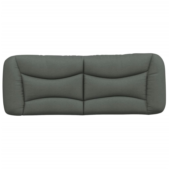 Pernă pentru tăblie de pat, Hvar, gri închis, 140 cm, material textil WALTI