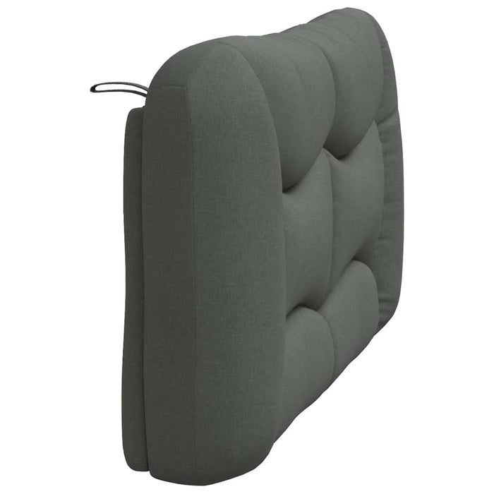 Pernă pentru tăblie de pat, Hvar, gri închis, 140 cm, material textil WALTI