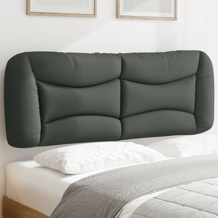 Pernă pentru tăblie de pat, Hvar, gri închis, 140 cm, material textil WALTI