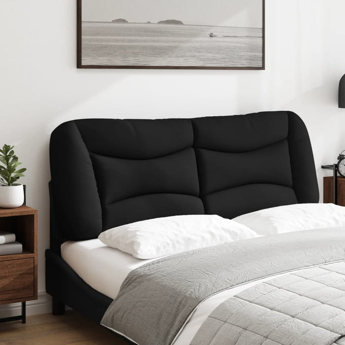 Pernă pentru tăblie de pat, Hvar, negru, 140 cm, material textil WALTI