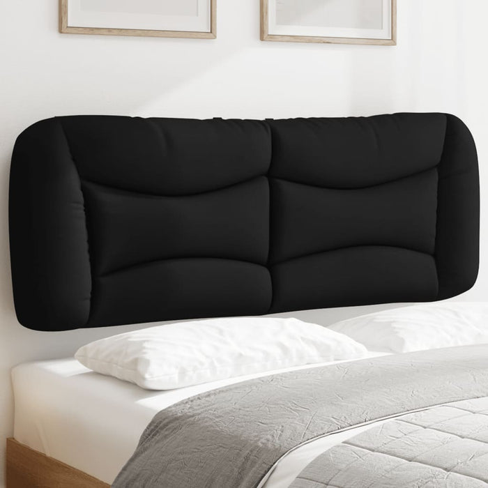 Pernă pentru tăblie de pat, Hvar, negru, 140 cm, material textil WALTI