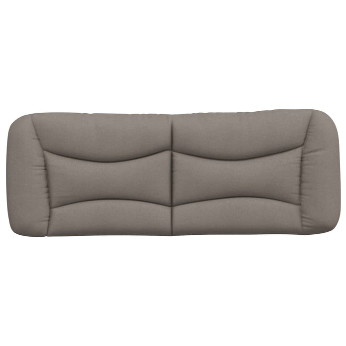 Pernă pentru tăblie de pat, Hvar, gri taupe, 140 cm, material textil WALTI