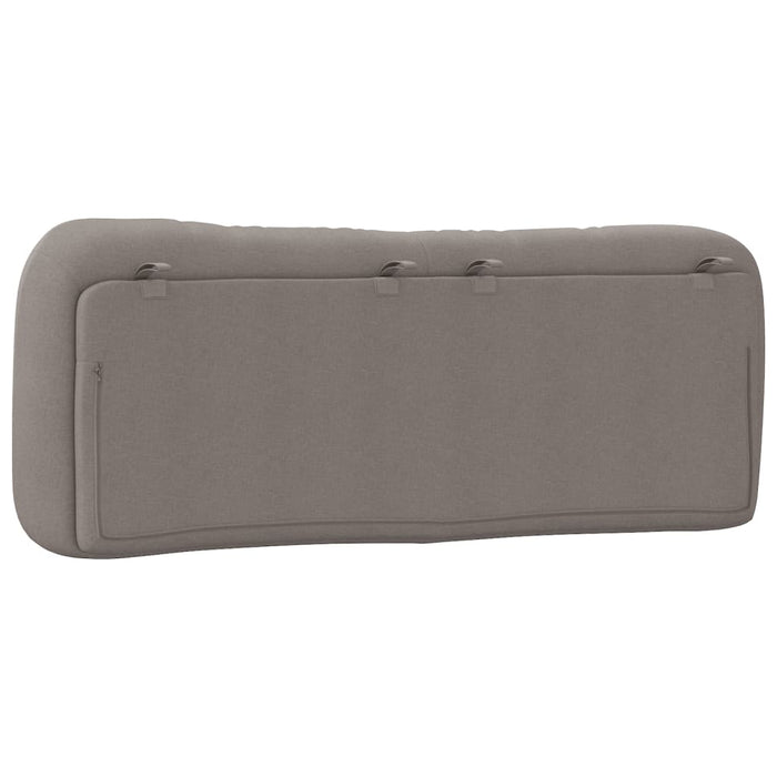Pernă pentru tăblie de pat, Hvar, gri taupe, 140 cm, material textil WALTI