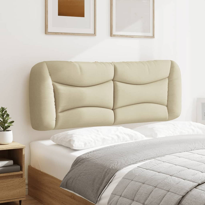 Pernă pentru tăblie de pat, Hvar, crem, 140 cm, material textil WALTI