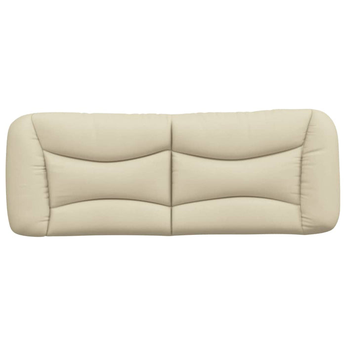 Pernă pentru tăblie de pat, Hvar, crem, 140 cm, material textil WALTI