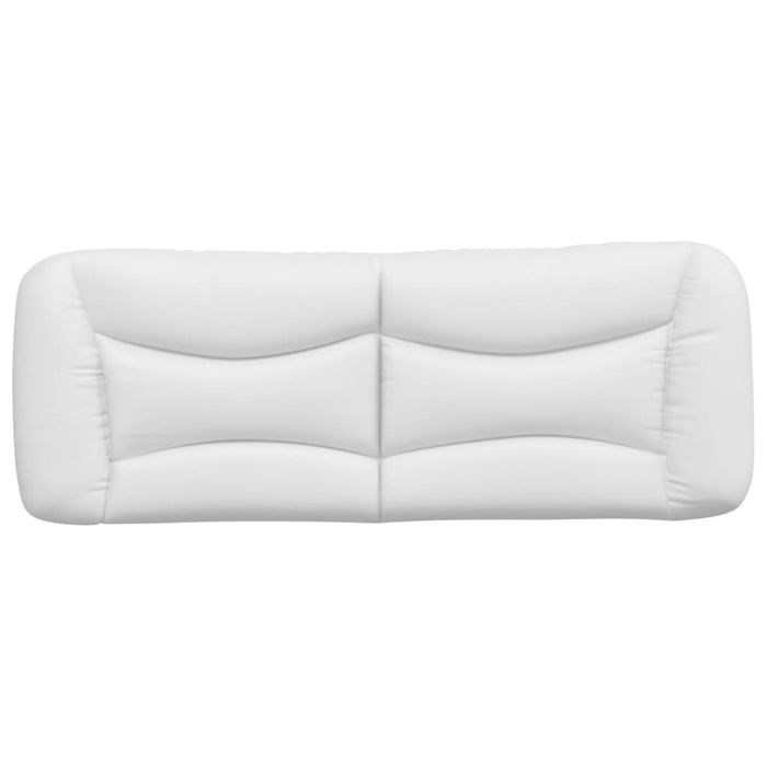 Pernă pentru tăblie pat, Hvar, alb, 140 cm, piele artificială WALTI