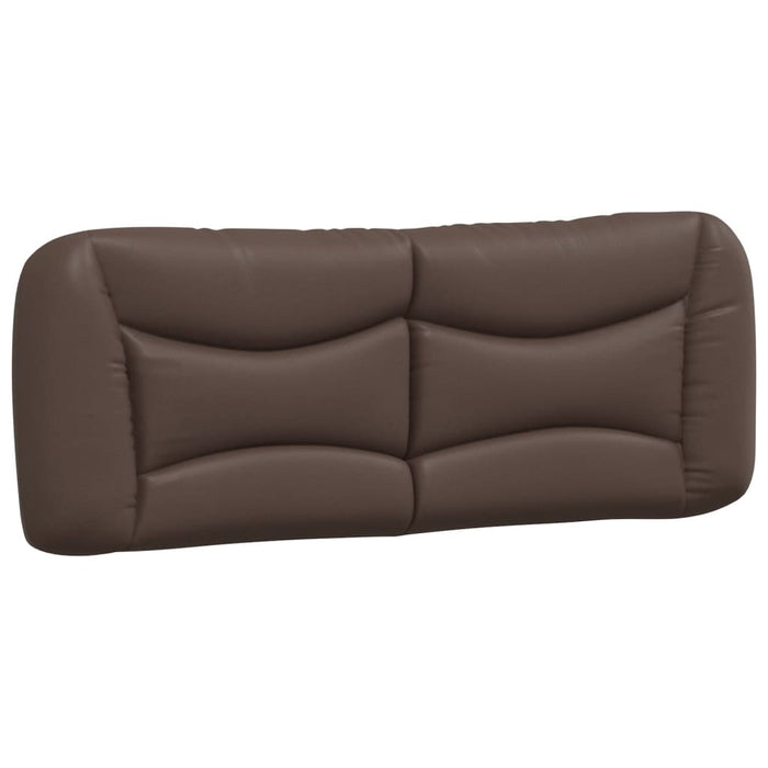 Pernă pentru tăblie pat, Hvar, maro, 140 cm, piele artificială WALTI