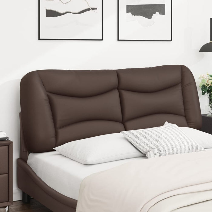 Pernă pentru tăblie pat, Hvar, maro, 140 cm, piele artificială WALTI