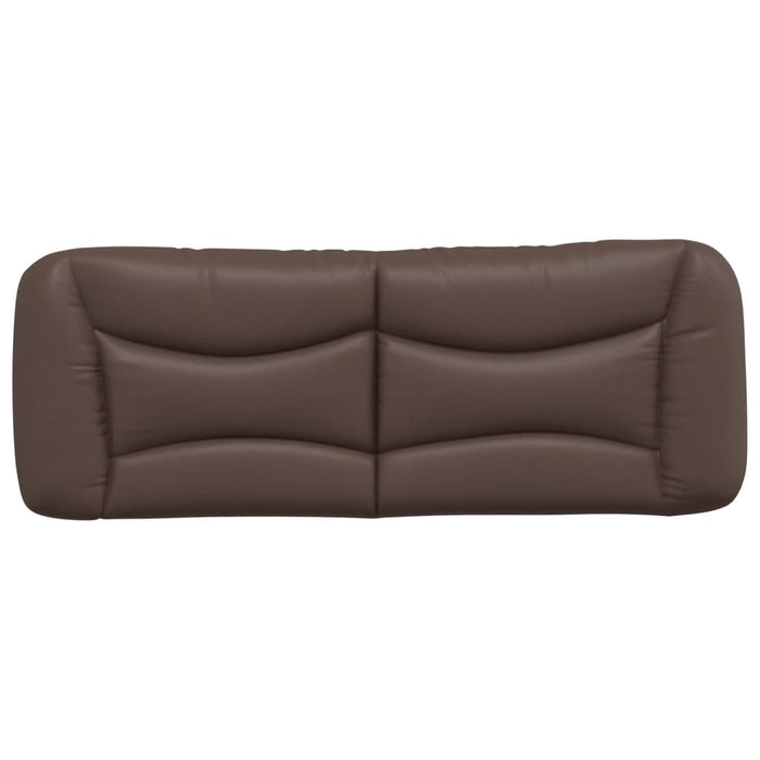 Pernă pentru tăblie pat, Hvar, maro, 140 cm, piele artificială WALTI