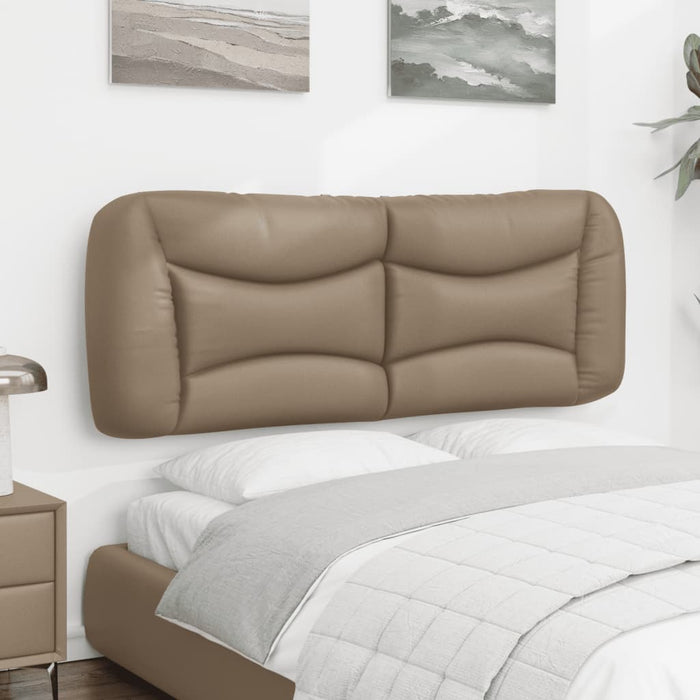 Pernă pentru tăblie de pat, Hvar, cappuccino 140 cm piele artificială WALTI