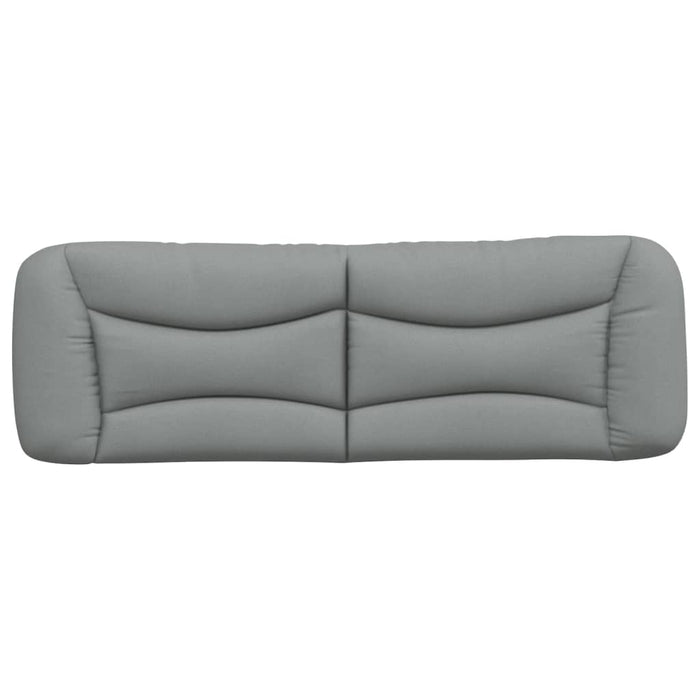 Pernă tăblie de pat, Hvar, gri deschis, 160 cm, material textil WALTI