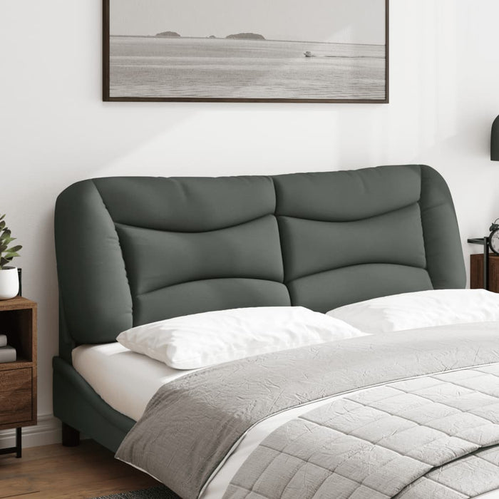 Pernă pentru tăblie de pat, Hvar, gri închis, 140 cm, material textil WALTI