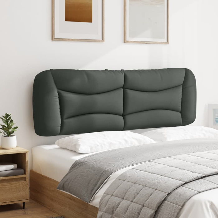 Pernă pentru tăblie de pat, Hvar, gri închis, 140 cm, material textil WALTI