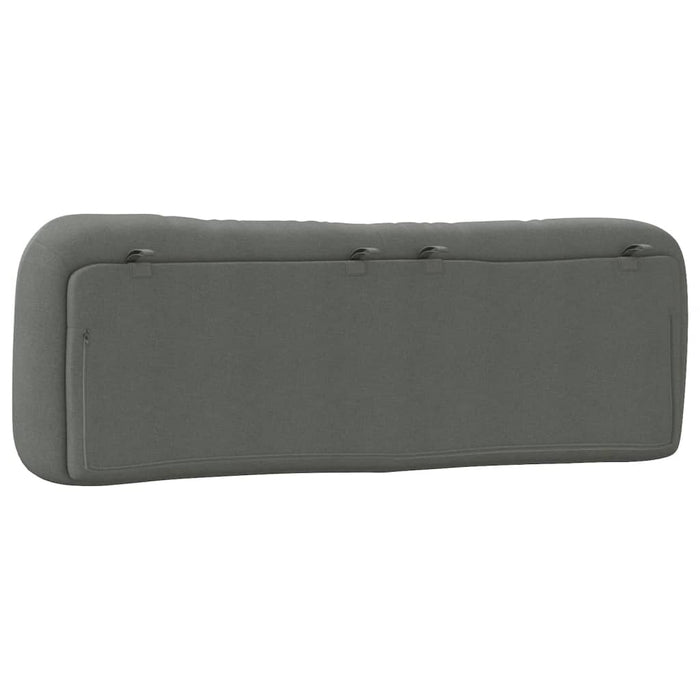 Pernă pentru tăblie de pat, Hvar, gri închis, 140 cm, material textil WALTI