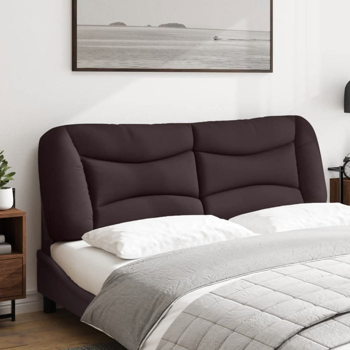 Pernă pentru tăblie de pat Hvar maro închis, 160 cm, material textil WALTI