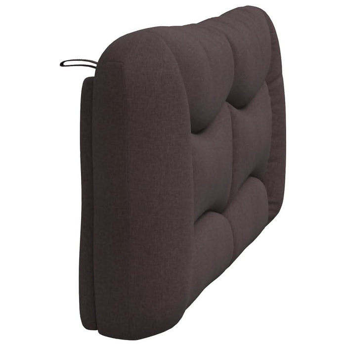 Pernă pentru tăblie de pat Hvar maro închis, 160 cm, material textil WALTI