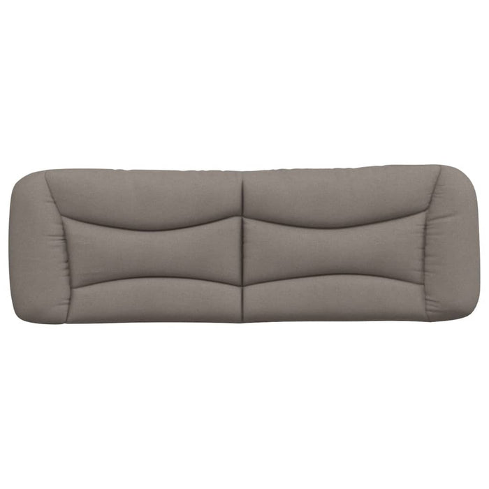 Pernă pentru tăblie de pat, Hvar, gri taupe, 160 cm, material textil WALTI