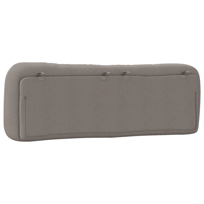 Pernă pentru tăblie de pat, Hvar, gri taupe, 160 cm, material textil WALTI
