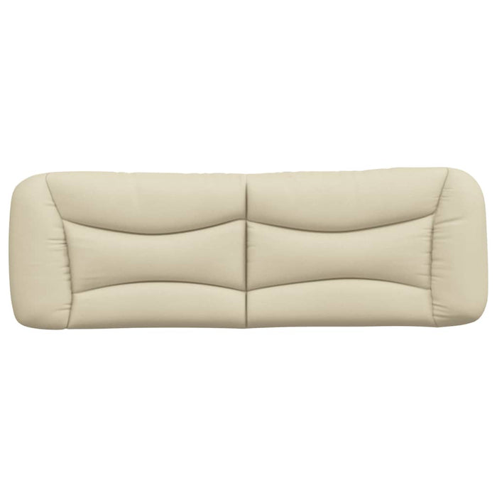 Pernă pentru tăblie de pat, Hvar, crem, 160 cm, material textil WALTI