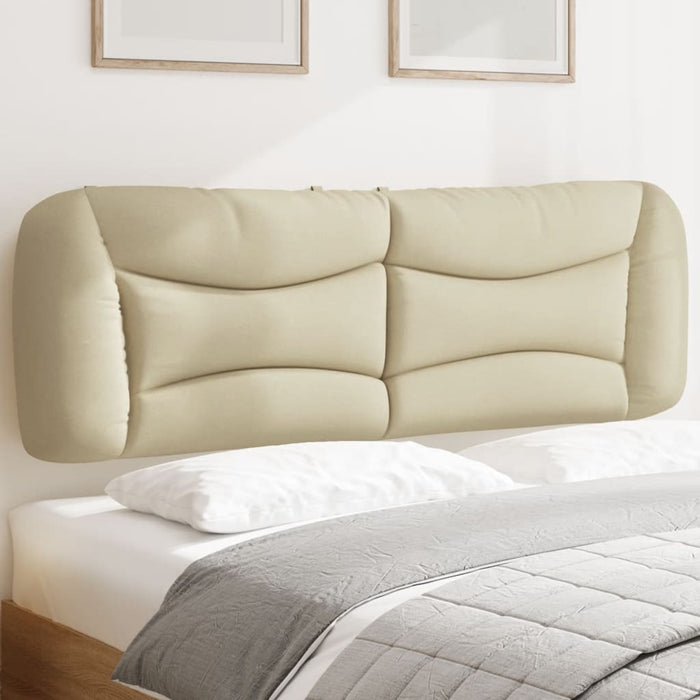 Pernă pentru tăblie de pat, Hvar, crem, 160 cm, material textil WALTI