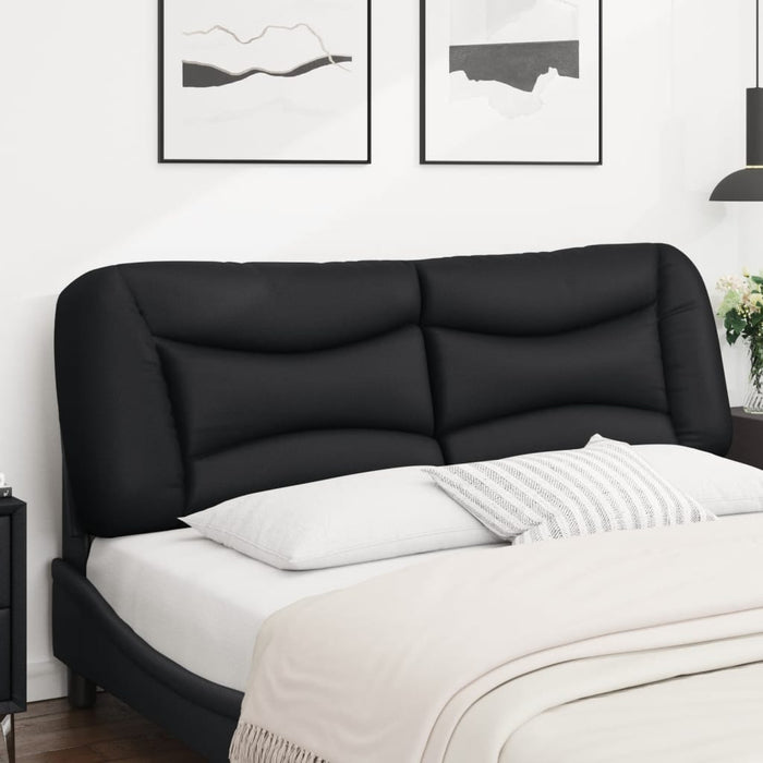 Pernă pentru tăblie pat, Hvar, negru, 160 cm, piele artificială WALTI