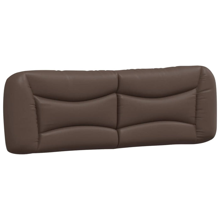 Pernă pentru tăblie pat, Hvar, maro, 160 cm, piele artificială WALTI