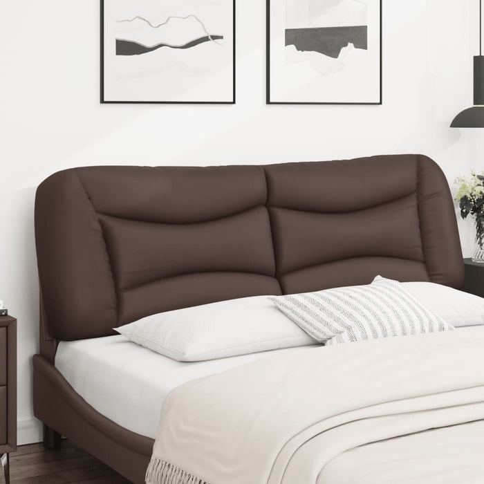 Pernă pentru tăblie pat, Hvar, maro, 160 cm, piele artificială WALTI