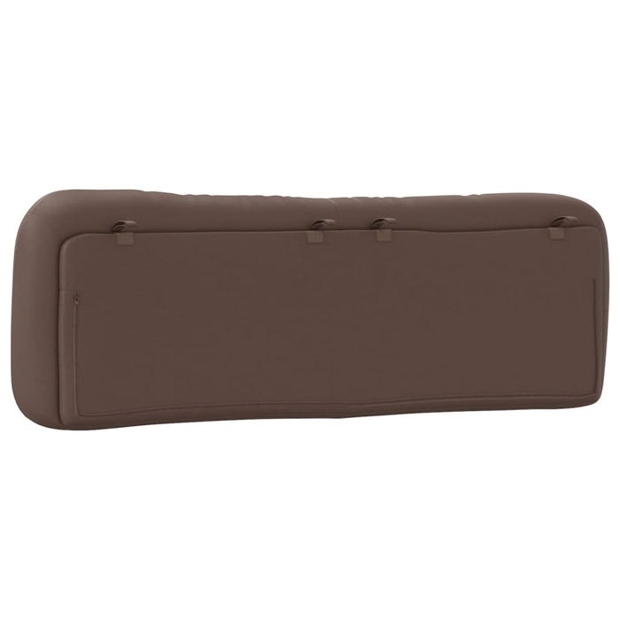 Pernă pentru tăblie pat, Hvar, maro, 160 cm, piele artificială WALTI