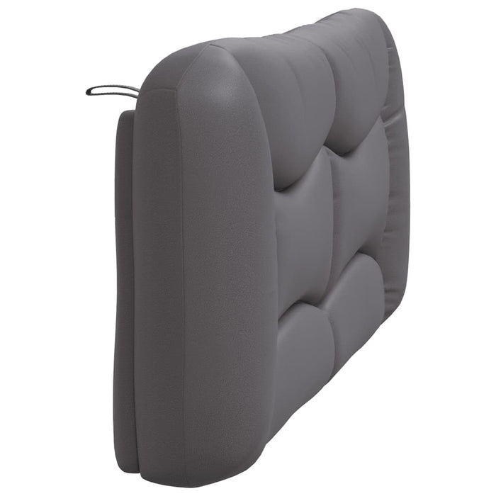 Pernă pentru tăblie pat, Hvar, gri, 160 cm, piele artificială WALTI