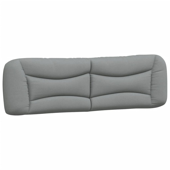 Pernă tăblie de pat, Hvar, gri deschis, 180 cm, material textil WALTI