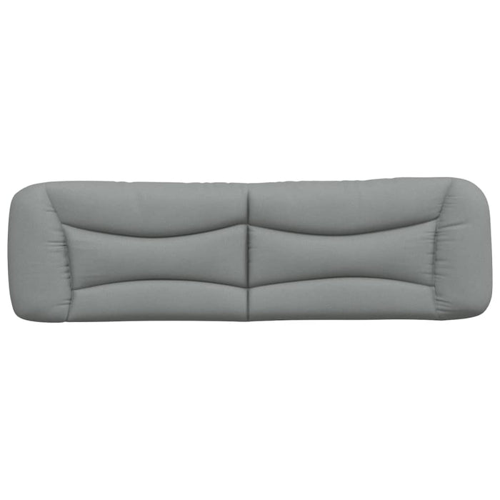 Pernă tăblie de pat, Hvar, gri deschis, 180 cm, material textil WALTI