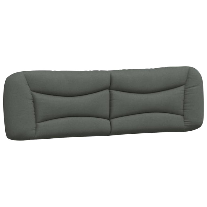 Pernă pentru tăblie de pat, Hvar, gri închis, 180 cm, material textil WALTI