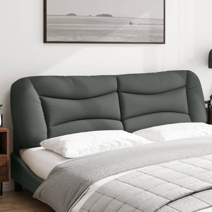 Pernă pentru tăblie de pat, Hvar, gri închis, 180 cm, material textil WALTI