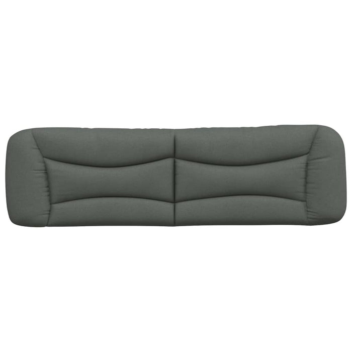 Pernă pentru tăblie de pat, Hvar, gri închis, 180 cm, material textil WALTI