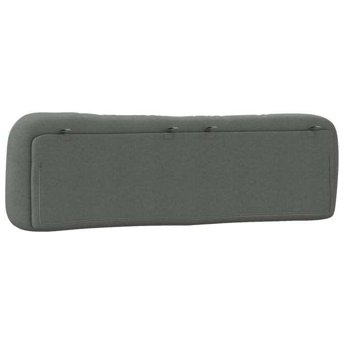Pernă pentru tăblie de pat, Hvar, gri închis, 180 cm, material textil WALTI