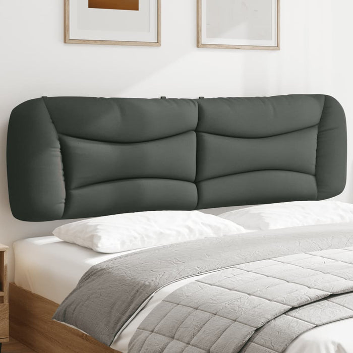 Pernă pentru tăblie de pat, Hvar, gri închis, 180 cm, material textil WALTI