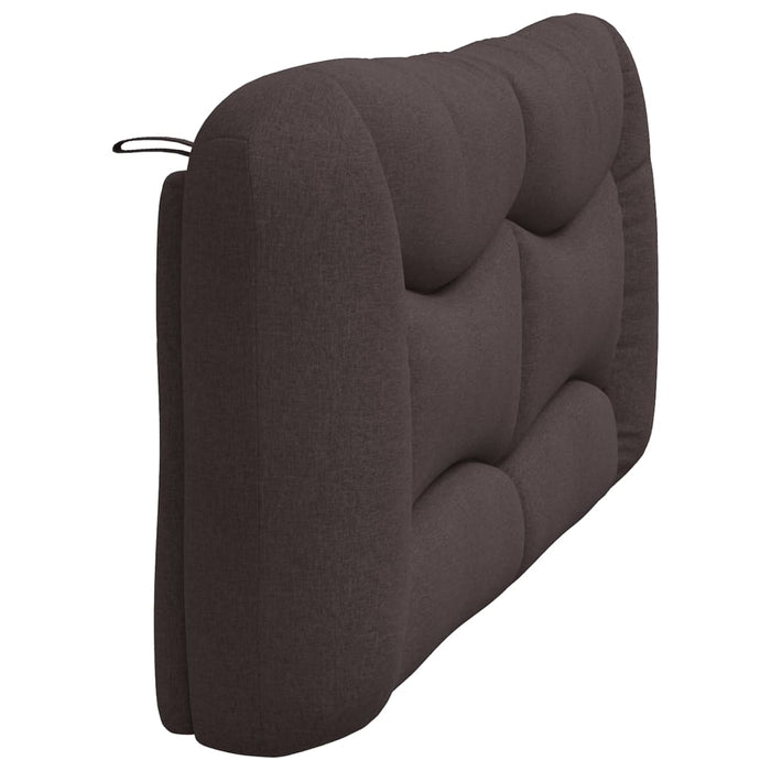 Pernă pentru tăblie de pat Hvar maro închis, 180 cm, material textil WALTI