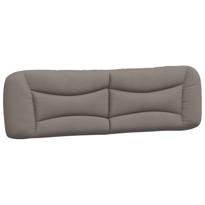 Pernă pentru tăblie de pat, gri taupe, 180 cm, material textil - WALTI WALTI