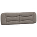 Pernă pentru tăblie de pat, gri taupe, 180 cm, material textil - WALTI WALTI