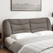 Pernă pentru tăblie de pat, gri taupe, 180 cm, material textil - WALTI WALTI