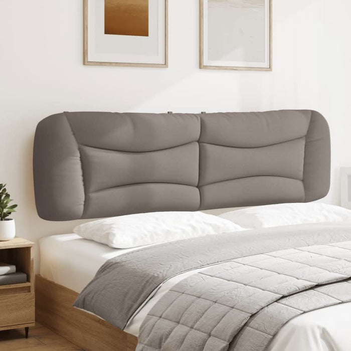 Pernă pentru tăblie de pat, gri taupe, 180 cm, material textil - WALTI WALTI